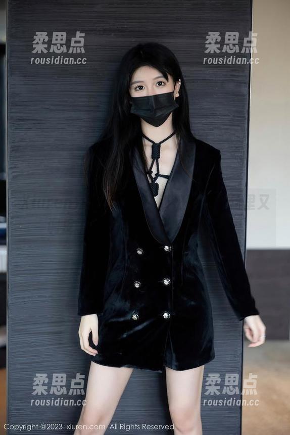 Xiuren秀人网 - 看，小热巴在灰丝里又调皮了，来推荐一下她的新写真-柔思点