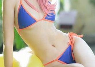 水着的nagisa魔物喵，原图里的轻松与随性