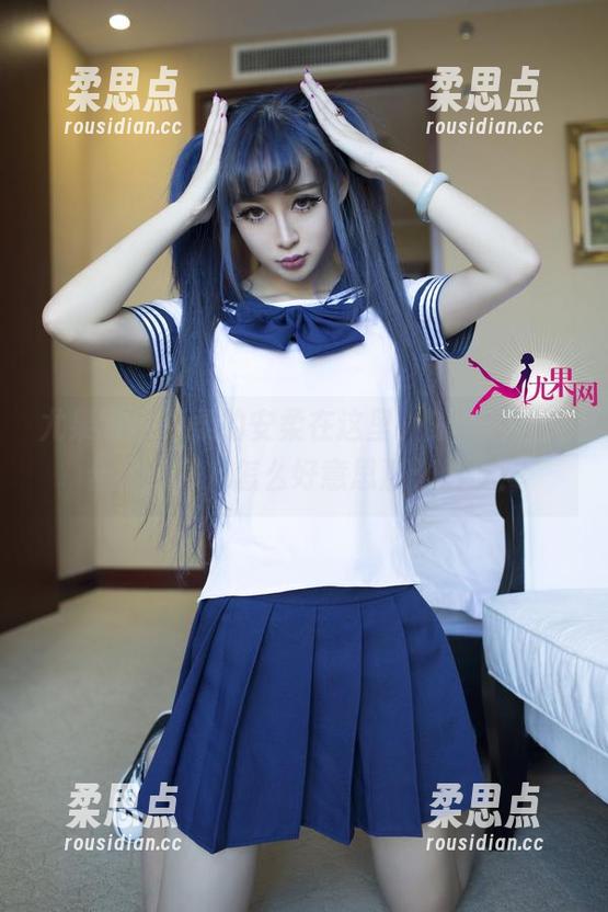 尤果网 - 温柔的安柔在这里，独特的写真合集，呵，怎么好意思那么俏皮？-柔思点