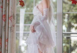 一朵花嫁，好吧，其实是樱落酱w的写真美图在作怪