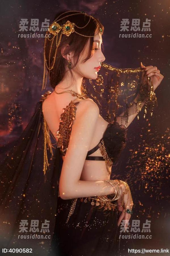 微密圈 - 有些人追求完美，黎允熙却偏偏带着黑粉瑜伽的写真来挑战“真谛”。-柔思点